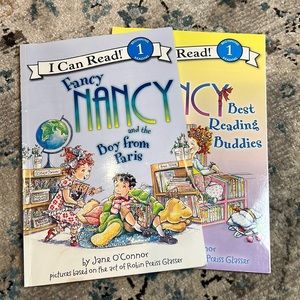 Set of 2 Fancy Nancy early reader books